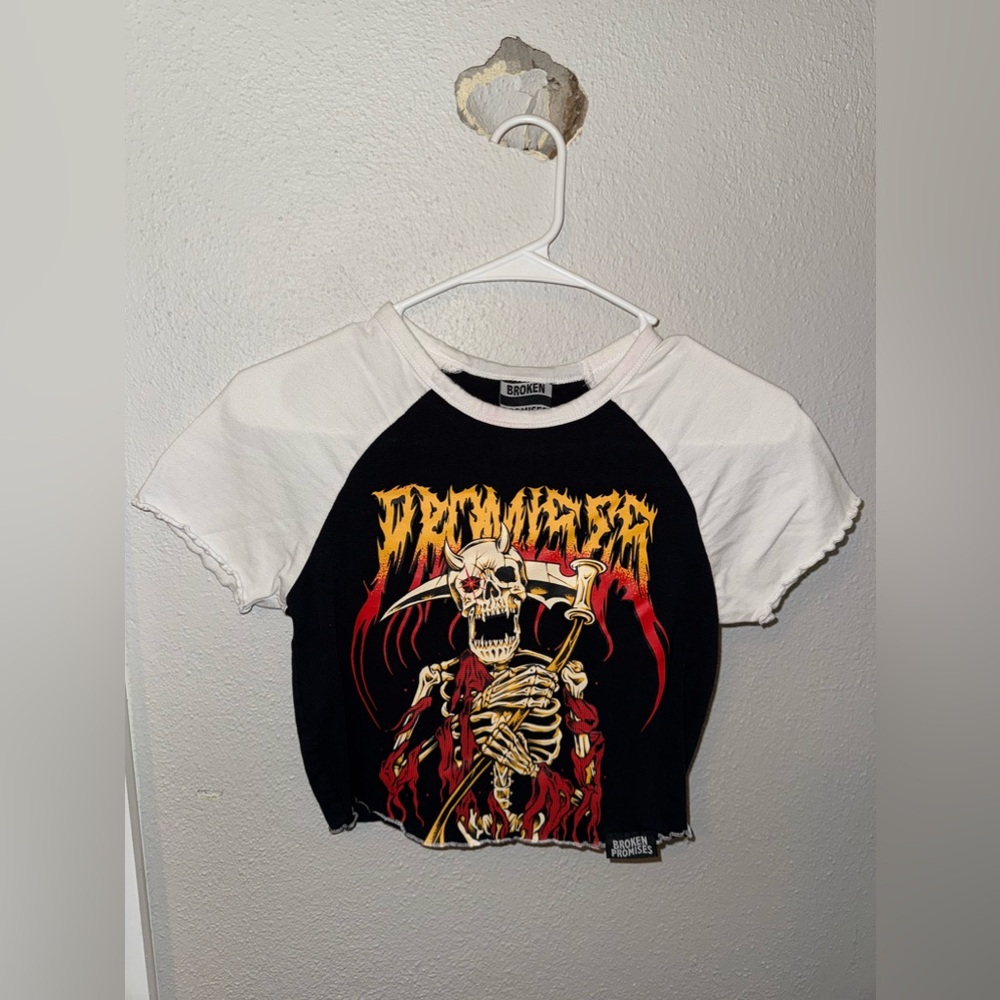 Edgier Kids Black and White Graphic Tee